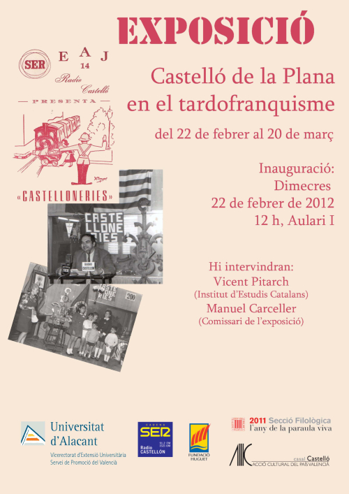 “Castelloneries” a la Universitat d’Alacant