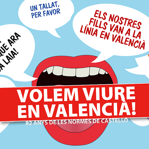 Comencen els actes en commemoració de les Normes de Castelló sota el lema ‘Volem viure en valencià’